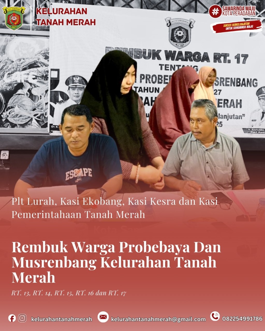 Rembuk Warga Probebaya dan Musrenbang Kelurahan Tanah Merah