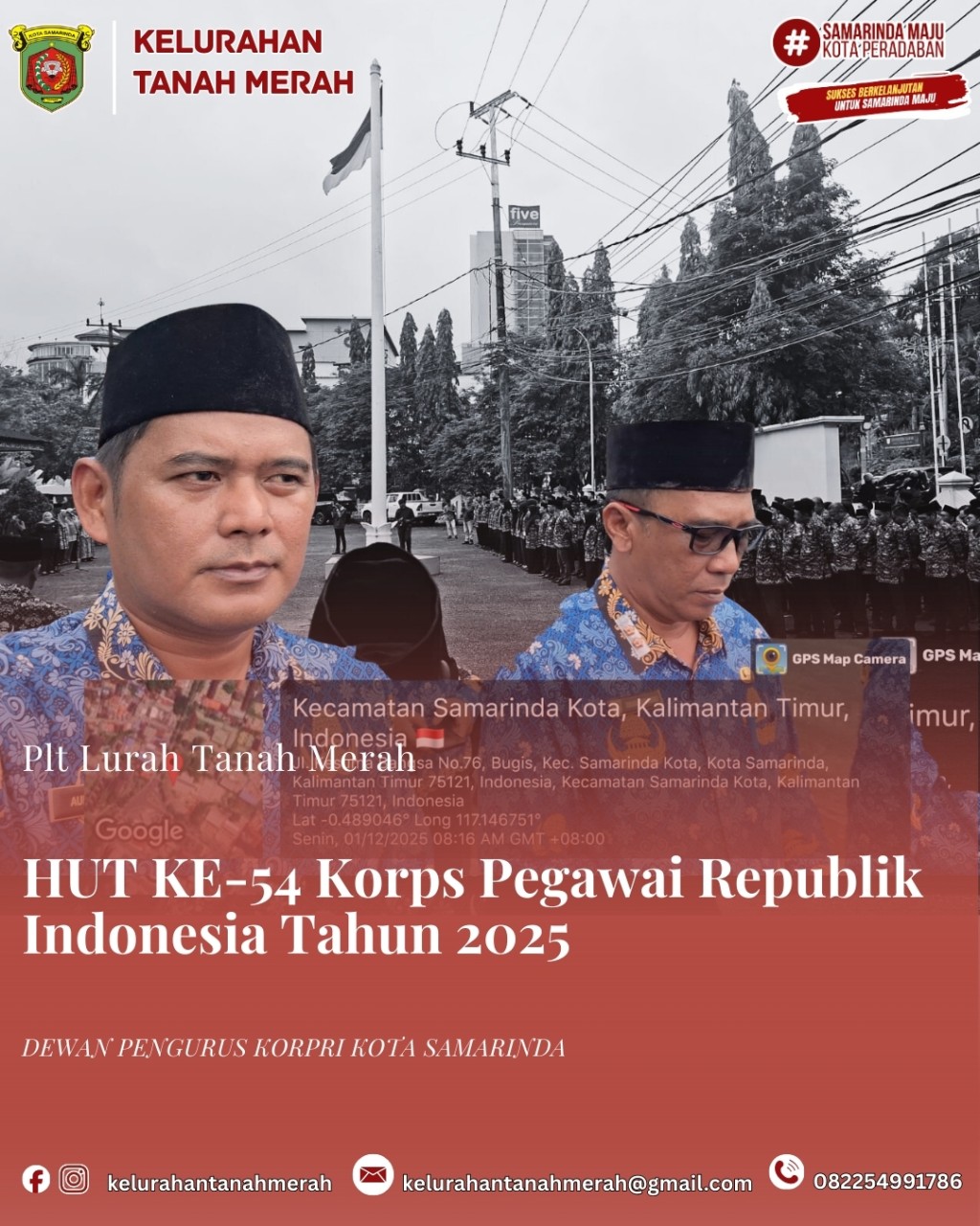 HUT ke-54 Korps Pegawai Republik Indonesia