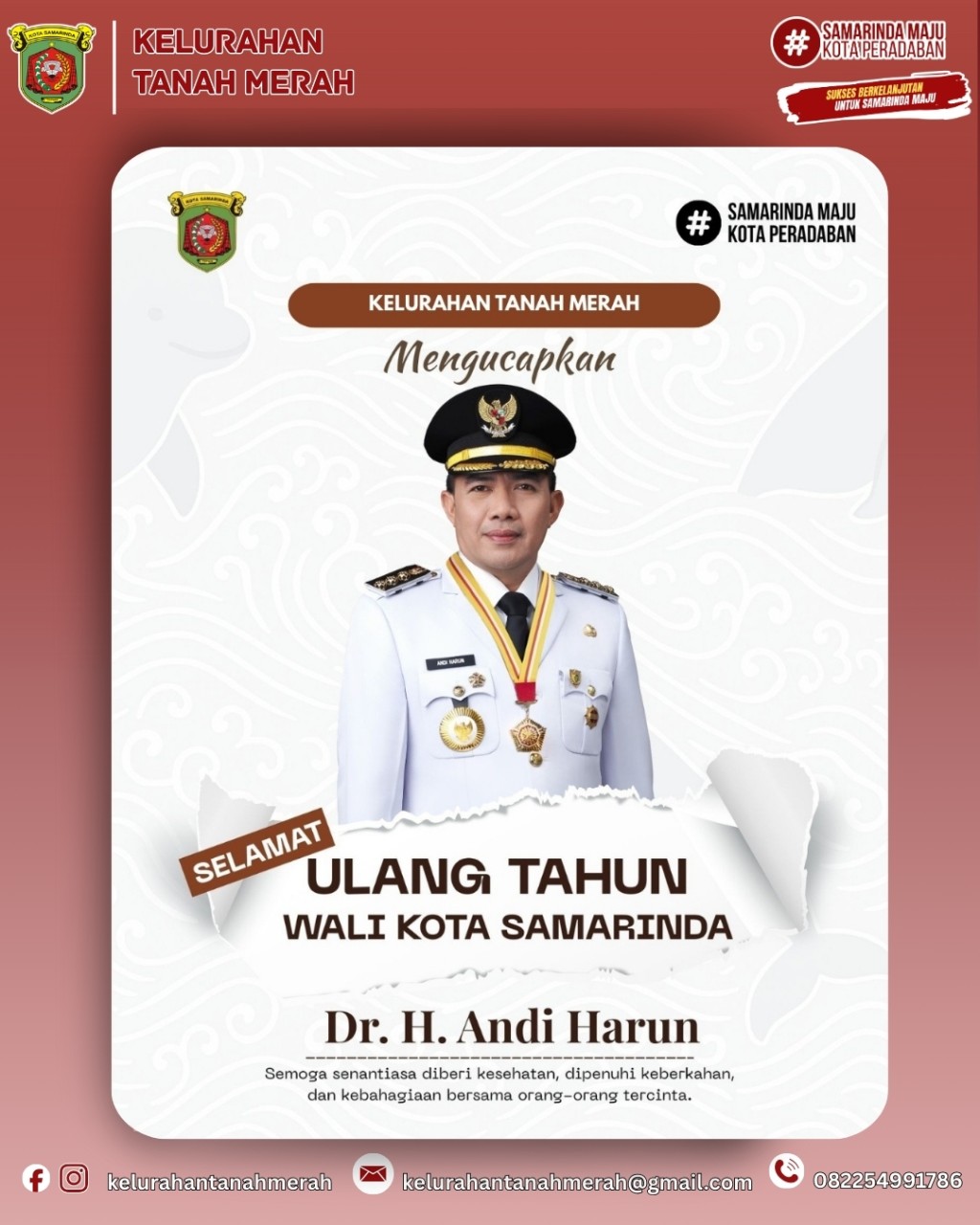 Selamat Ulang Tahun Wali Kota Samarinda
