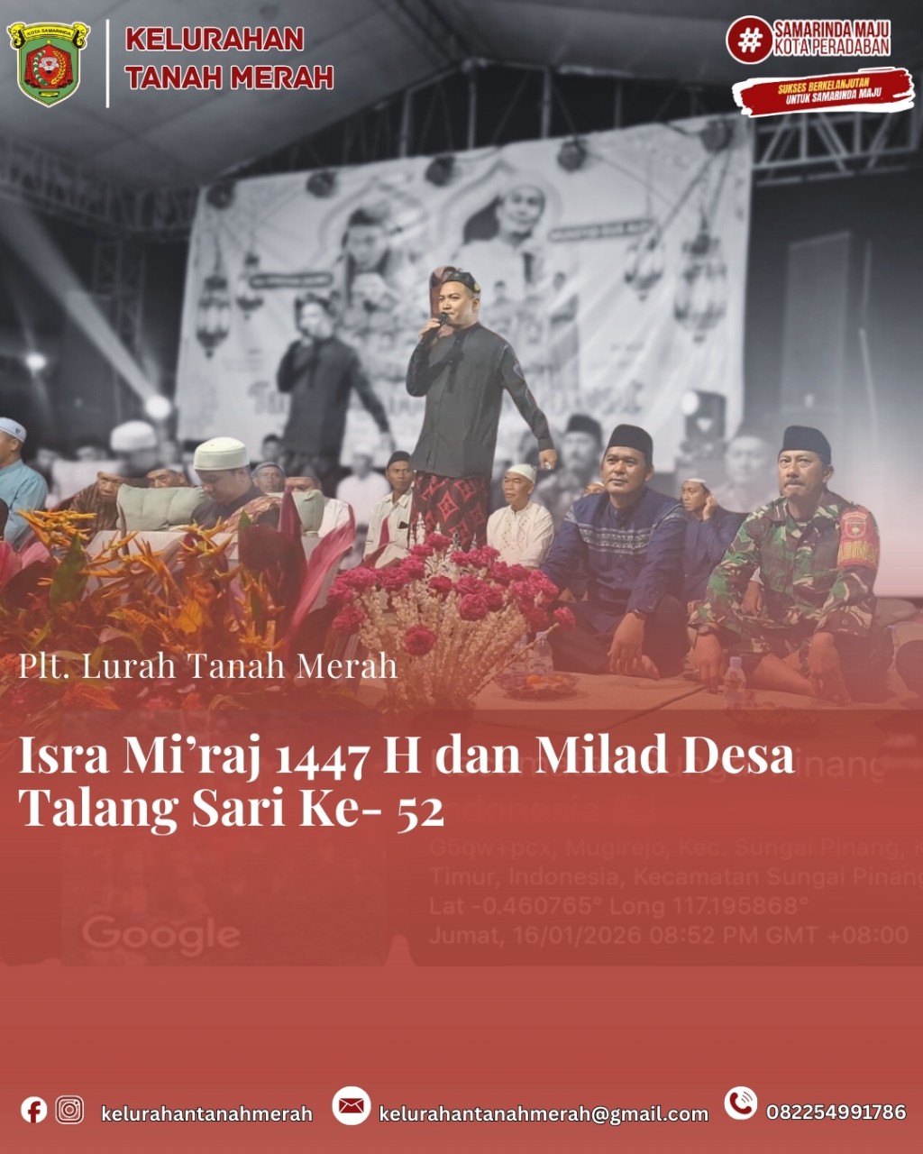Isra' Mi'raj 1447 H dan Milad Desa Talang Sari ke 52