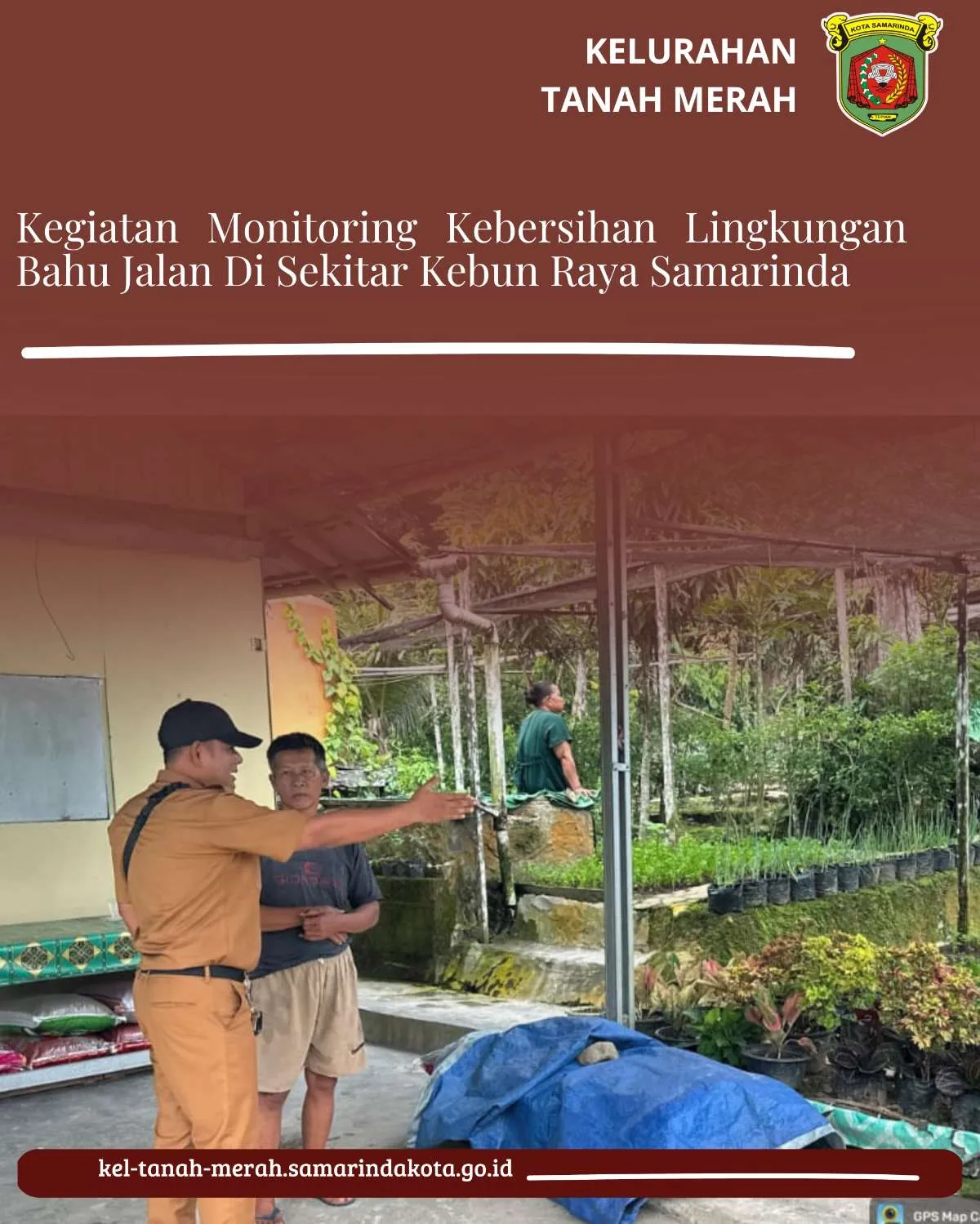 Kegiatan Monitoring Kebersihan Lingkungan Bahu Jalan