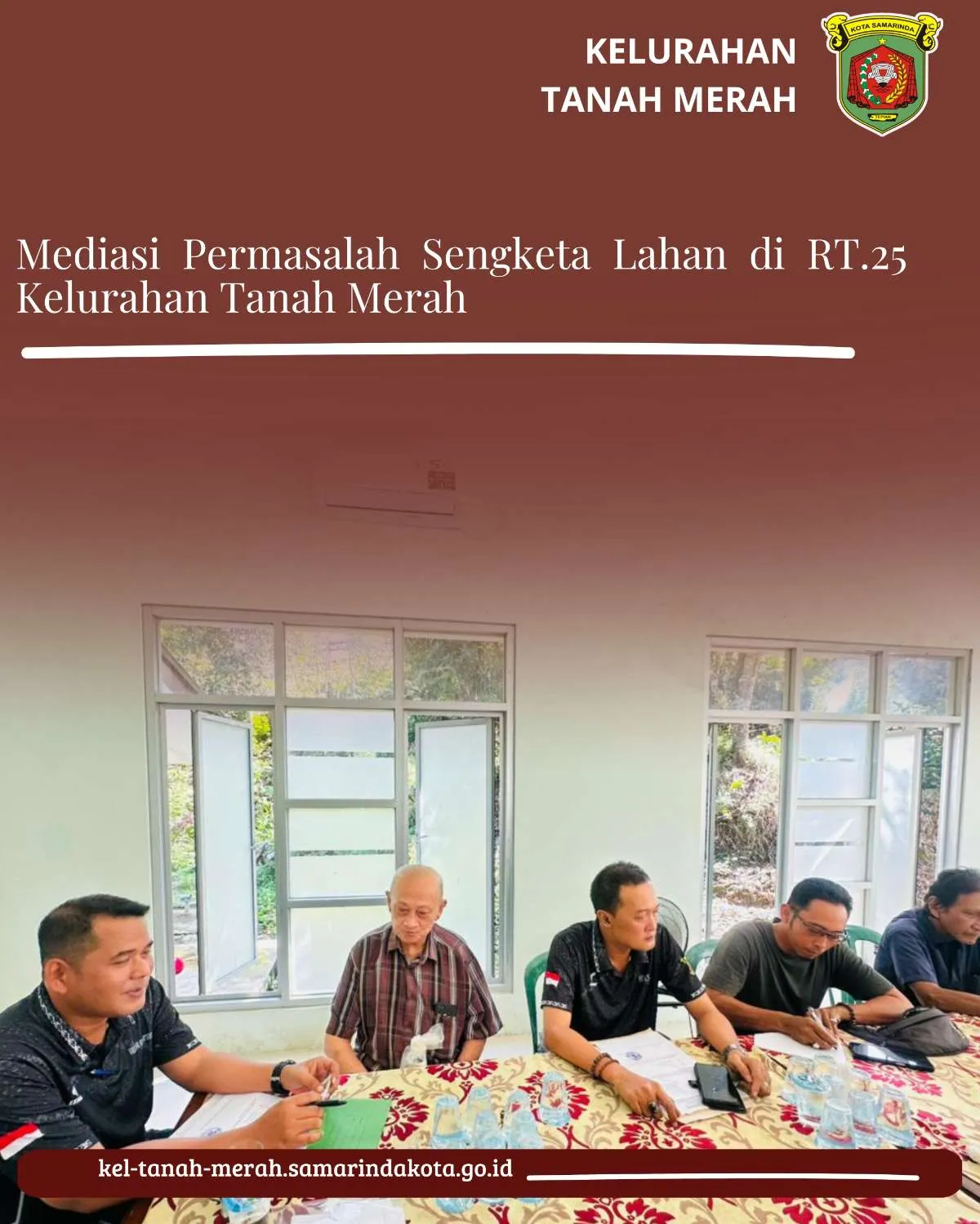 mediasi permasalahan sengketa lahan di wilayah RT.25