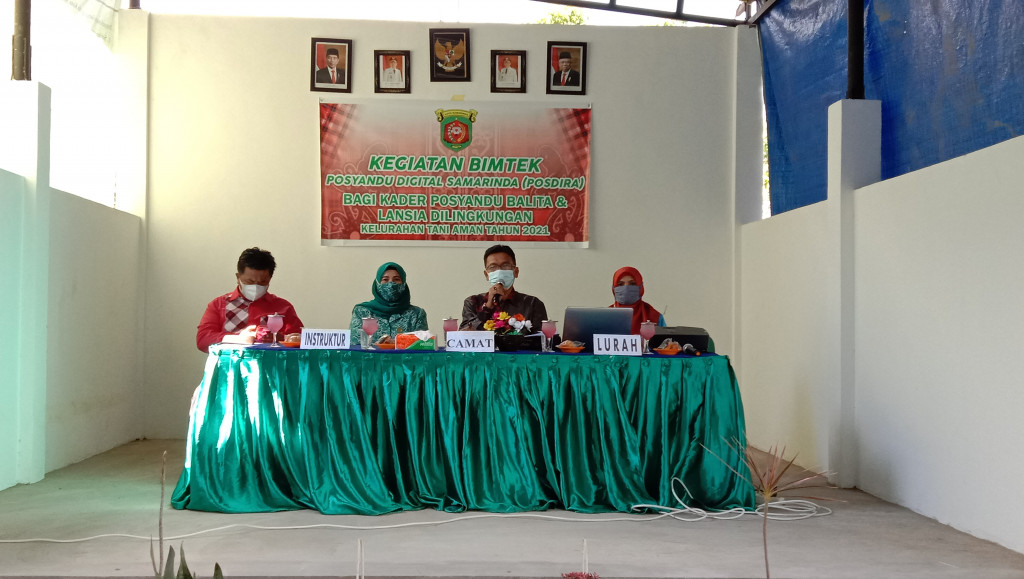 Kegiatan Bimtek   Posyandu Digital Samarinda (Posdira) Bagi Kader Posyandu Balita & Lansia Dilingkungan Kelurahan Tani Aman