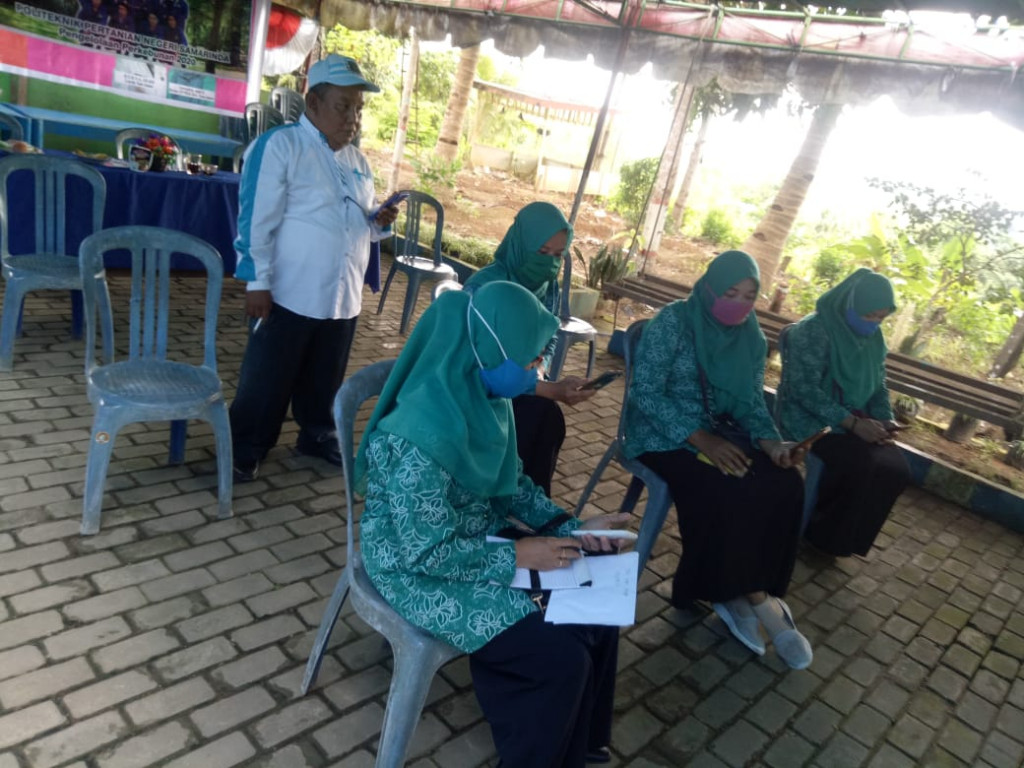 Zoom Metting kegiatan Germas