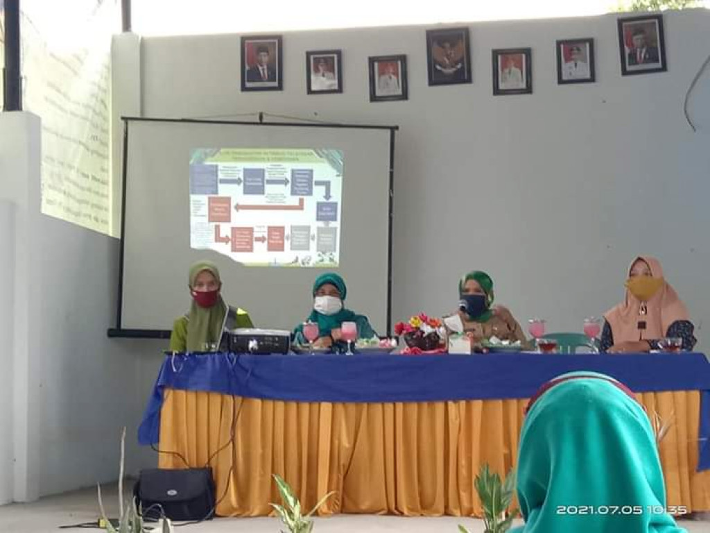 Kegiatan Sosialisasi dan Peresmian Dasawisma, PKK RT, di Kelurahan Tani Aman