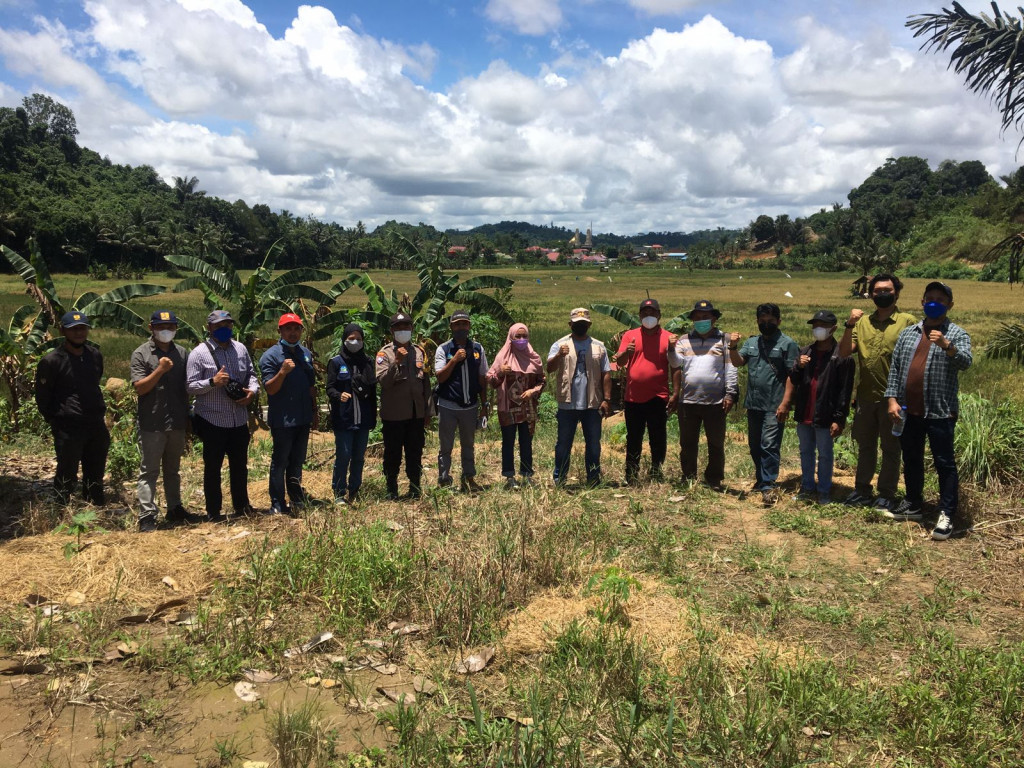 Kunjungan Tim dar Jakarta Surve Lokasi Proyek  Program  P3-TGAI