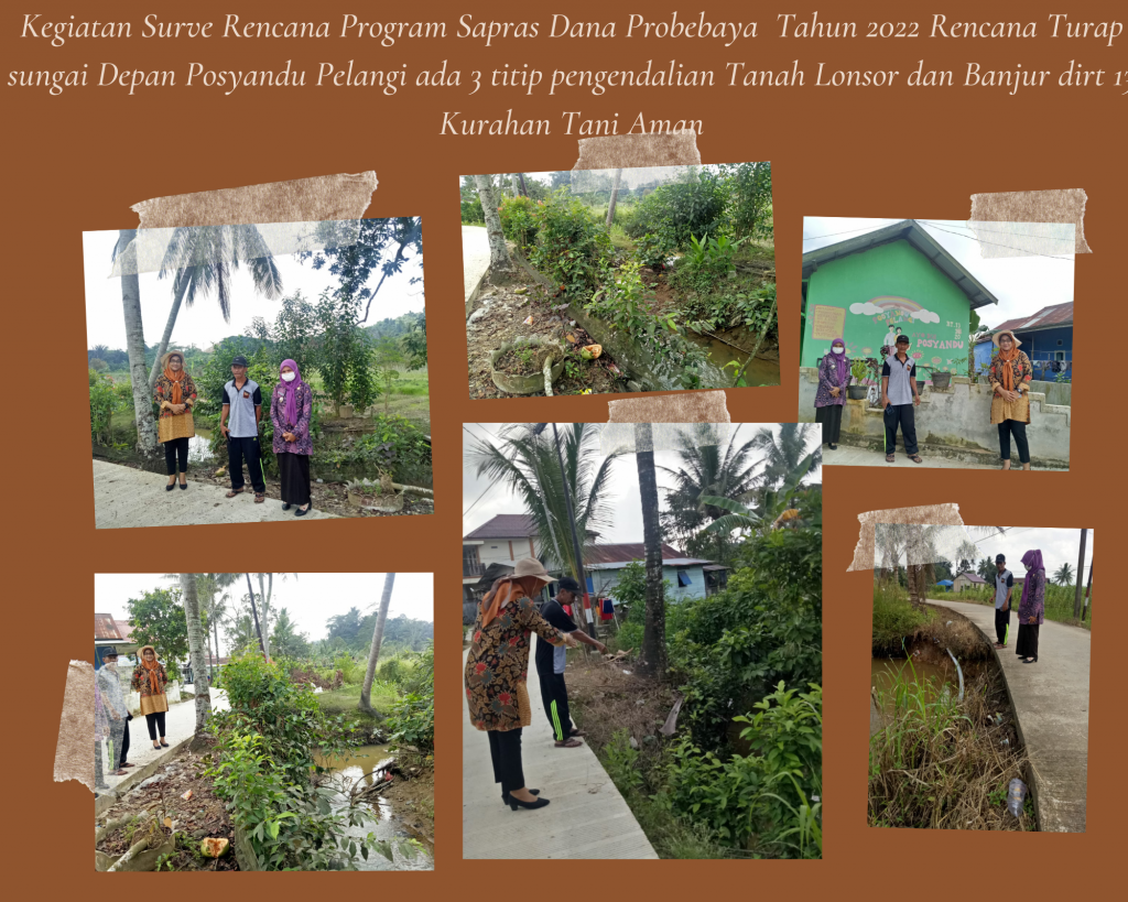 kegiatan Surve Rencana Program Sapras Dana Probebaya Tahun 2022
