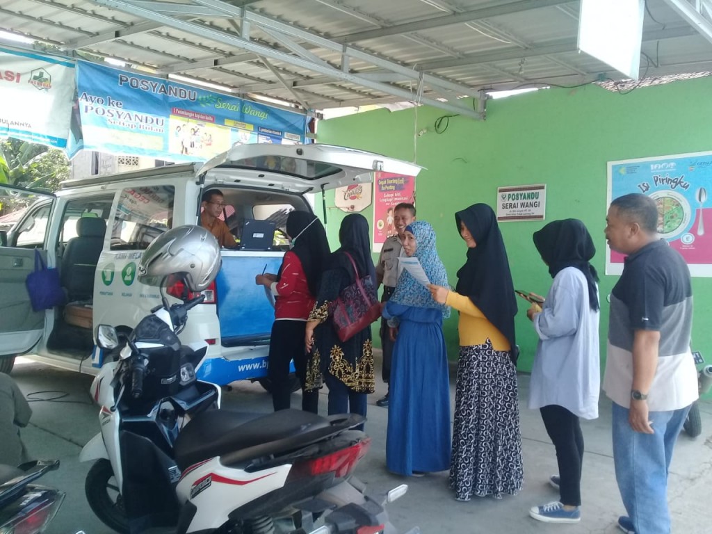 Kegiatan BPJS keliling di wilayah Kelurahan Teluk Lerong Ilir