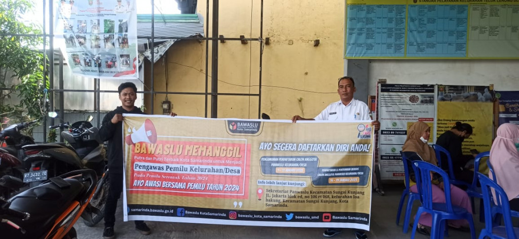 Penyerahan Spanduk Pemilu 2024