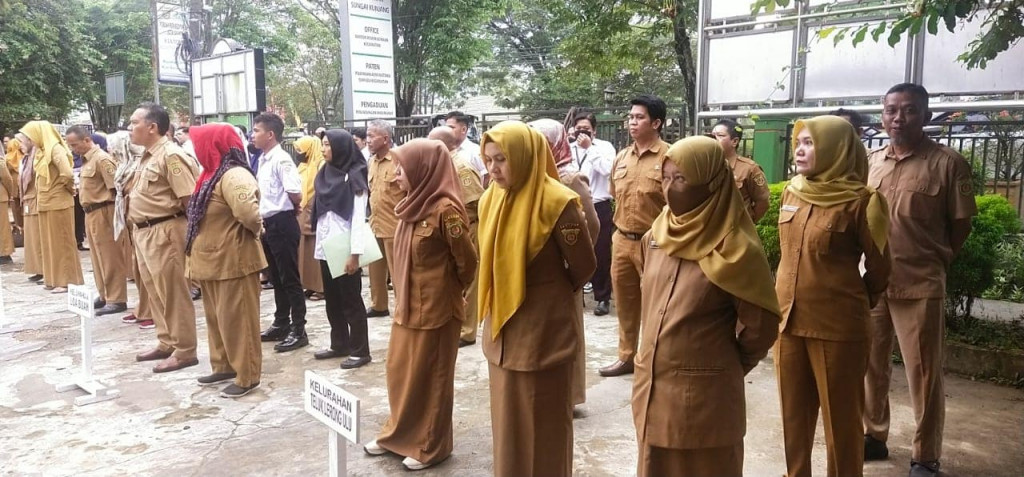 Apel Gabungan Seluruh Staf Kelurahan dan Kecamatan Sungai Kunjang
