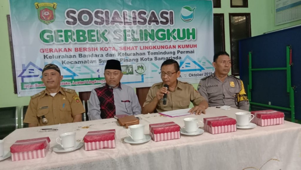 Sosialisasi Program Gerakan Bersih Kota Sehat Lingkungan Kumuh oleh Dinas Lingkungan Hidup Kota Samarinda (DLH)
