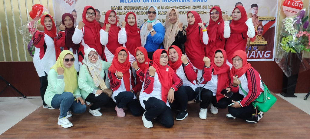 Kemeriahan Lomba kelurahan Se Kecamatan Sungai Pinang