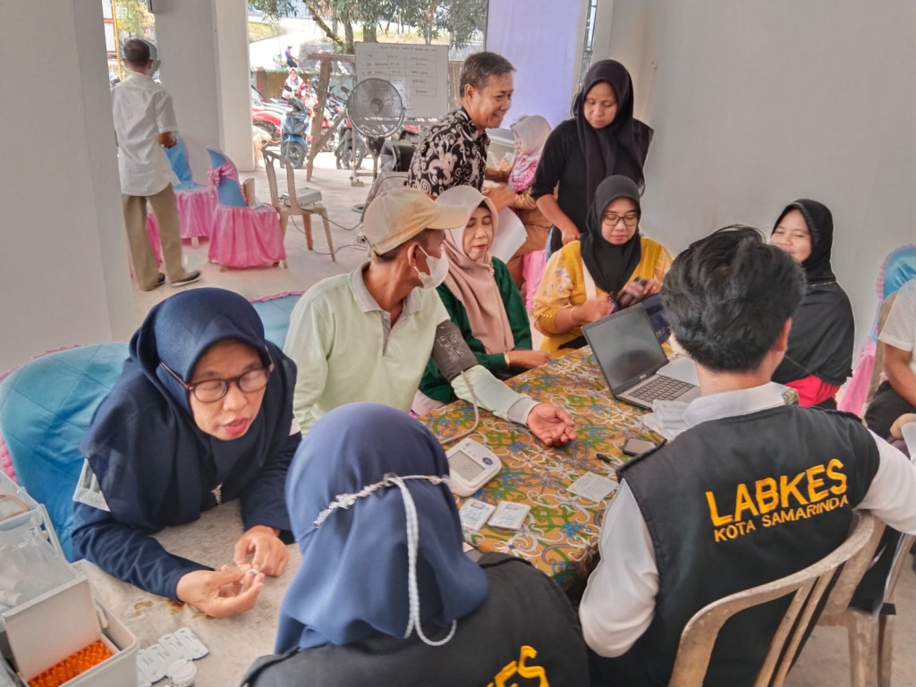 Sosialisasi dan Pengecekan Kesehatan dari Laboratorium Daerah Kota Samarinda