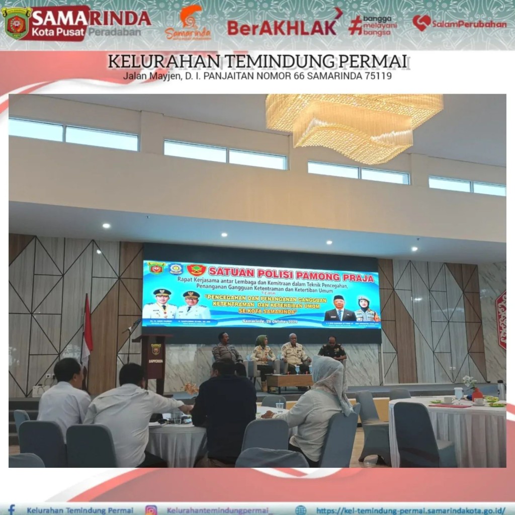 Koordinasi Pemerintah Kota Samarinda dalam Upaya Mewujudkan Lingkungan Aman, Tertib, dan Nyaman