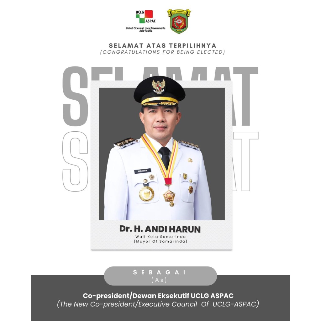 Walikota Samarinda resmi terpilih sebagai Co-President UCLG ASPAC (United Cities and Local Governments Asia Pacific)