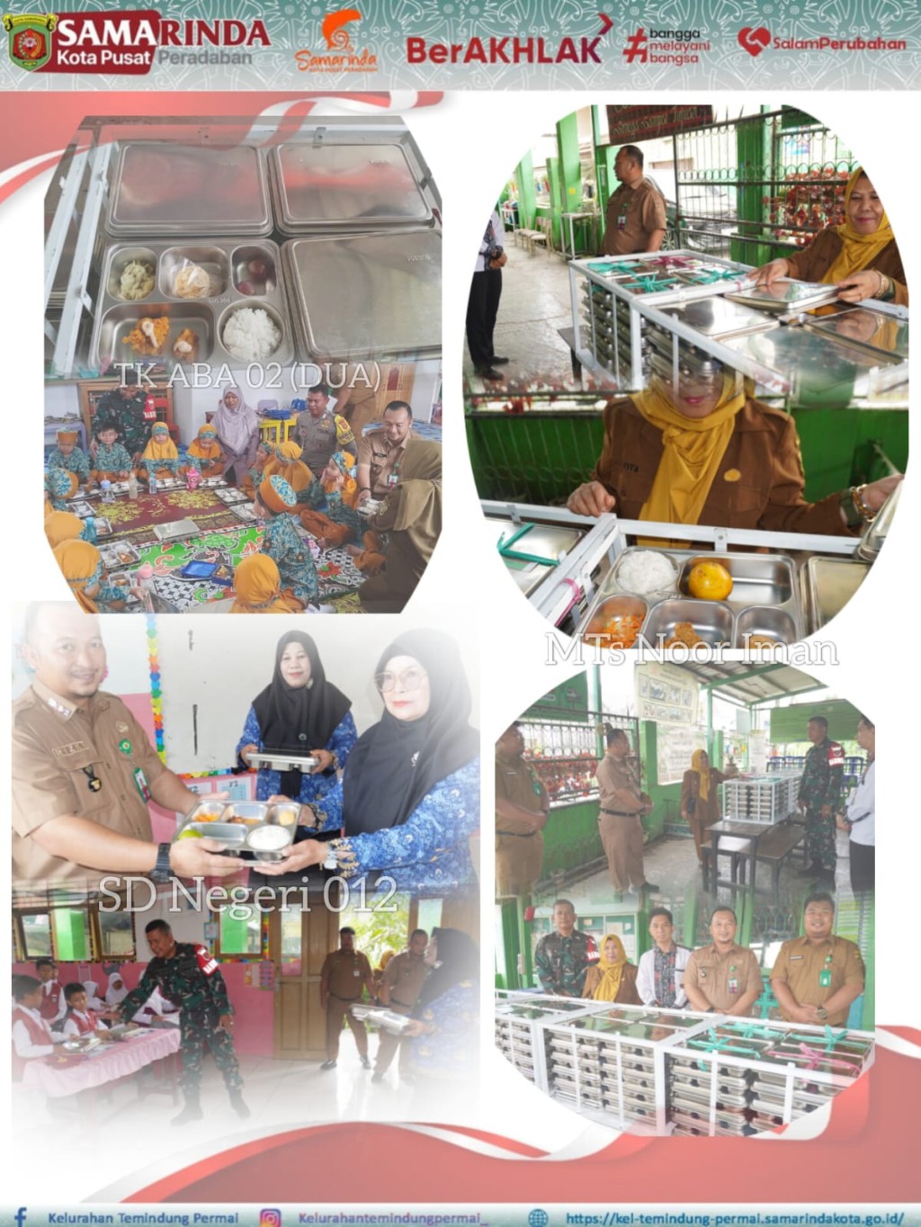 Makan Bergizi Gratis (MBG) di Wilayah Kelurahan Temindung Permai