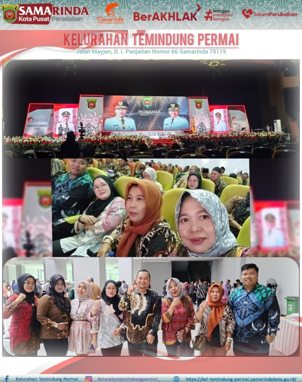 PENGANUGERAHAN PROBEBAYA AWORD 2025 KOTA SAMARINDA