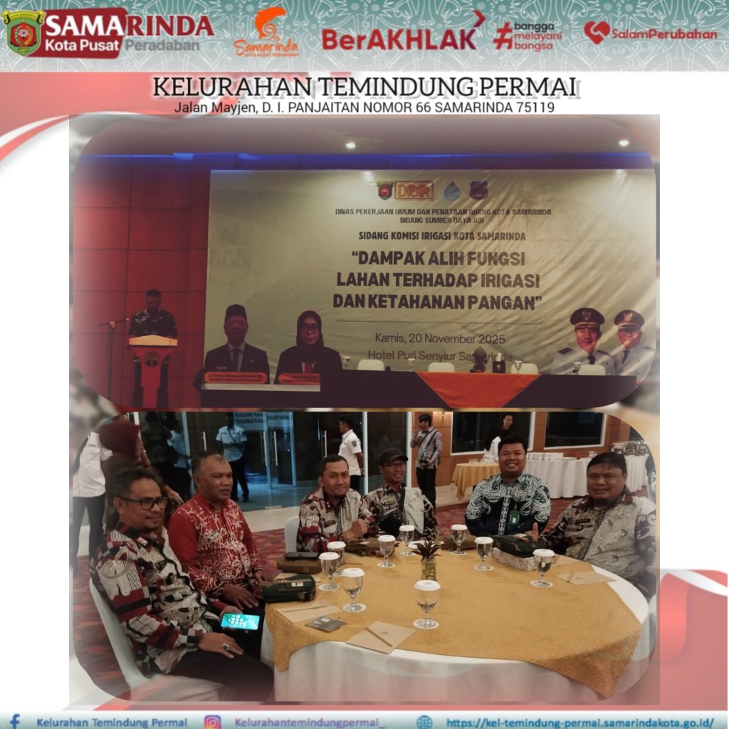 SIDANG KOMISI IRIGASI KOTA SAMARINDA