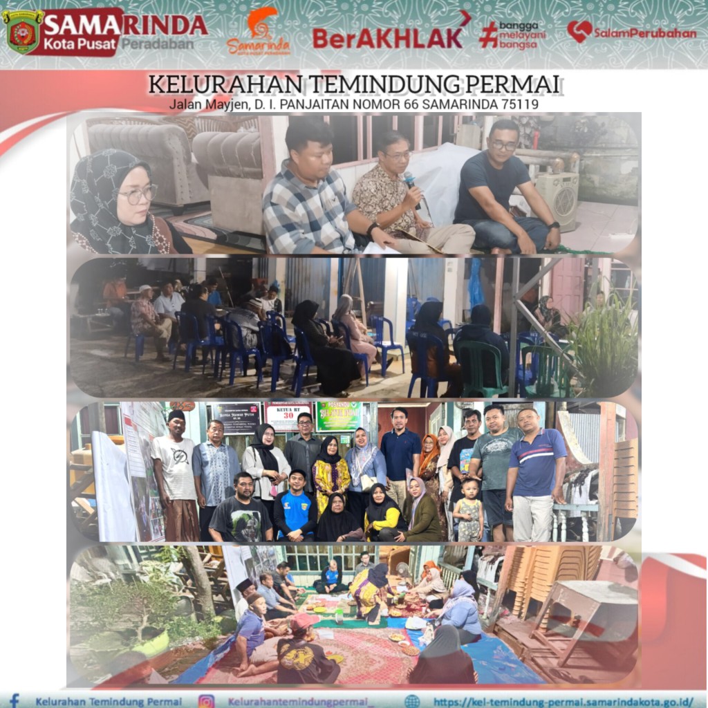 REMBUK WARGA RT. 002 DAN RT. 030 KELURAHAN TEMINDUNG PERMAI