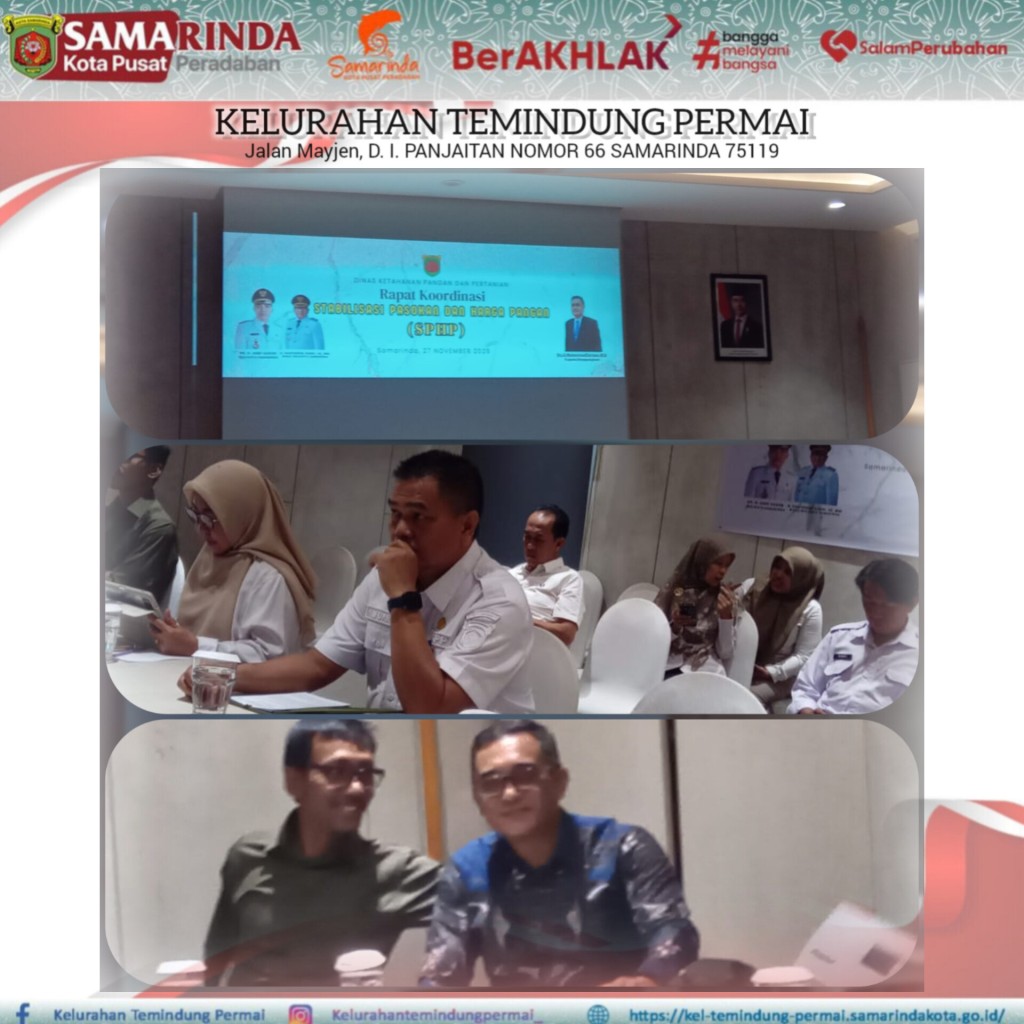 KOORDINASI STABILISASI PASOKAN DAN HARGA PANGAN