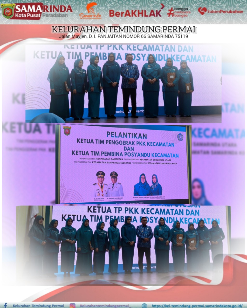 PELAMTIKAN KETUA TIM PENGGERAK KECAMATAN
