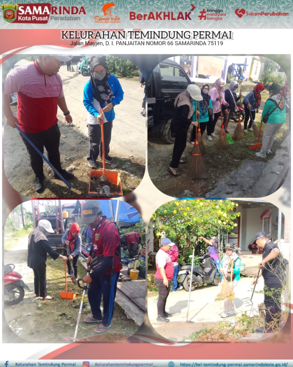 IKUT SERTA DALAM GIAT GOTONG ROYONG RT. 041 KELURAHAN MUGIREJO