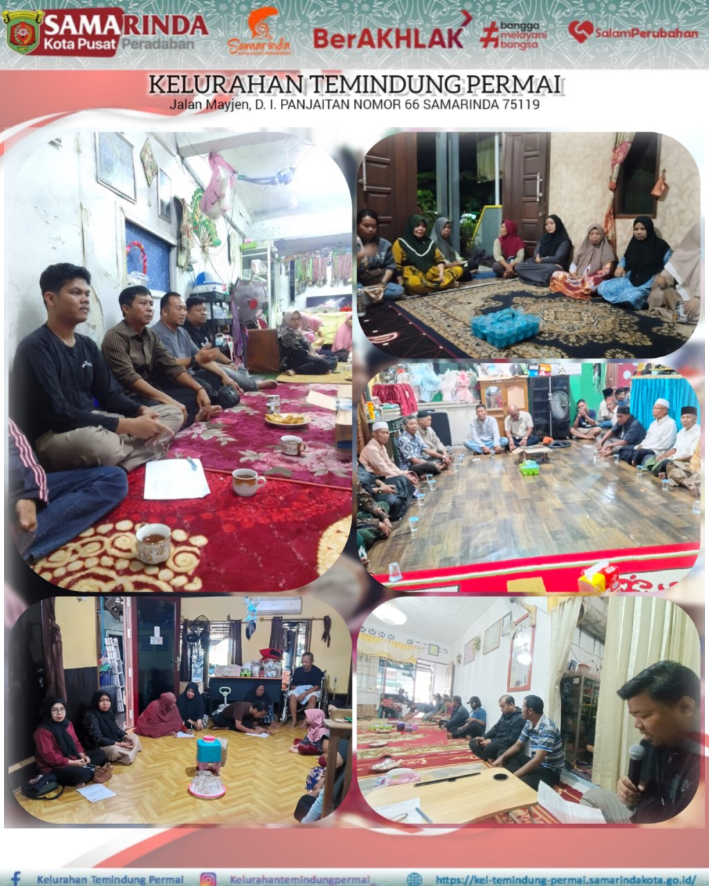 REMBUK WARGA RT. 012, 013, 016, 024 DAN RT. 026 KELURAHAN TEMINDUNG PERMAI