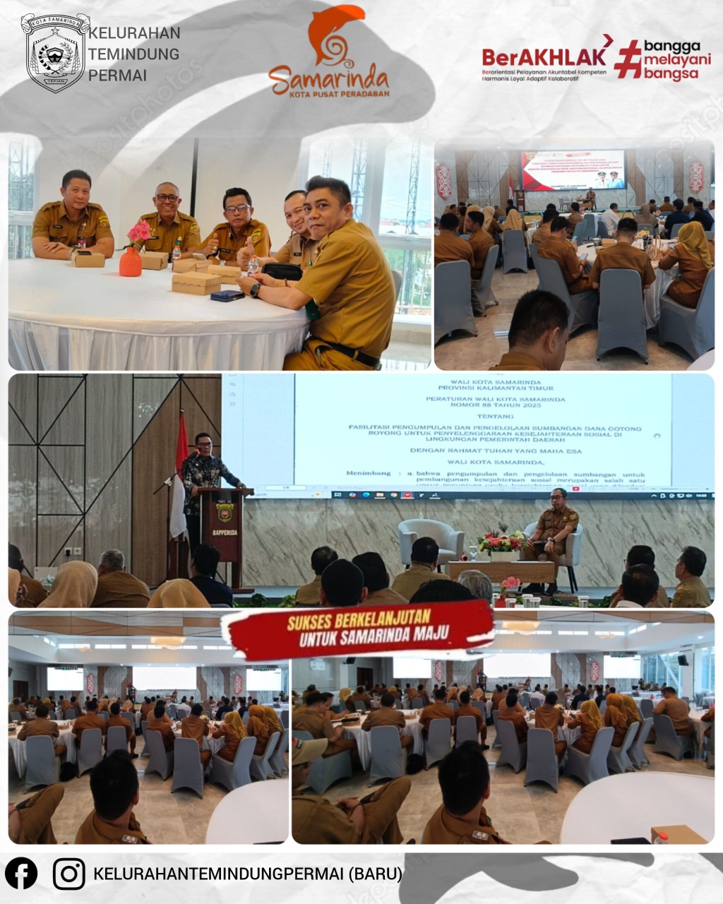 KABAG KESRA SOSIALISASIKAN PERWALI SAMARINDA NOMOR 88 TAHUN 2025