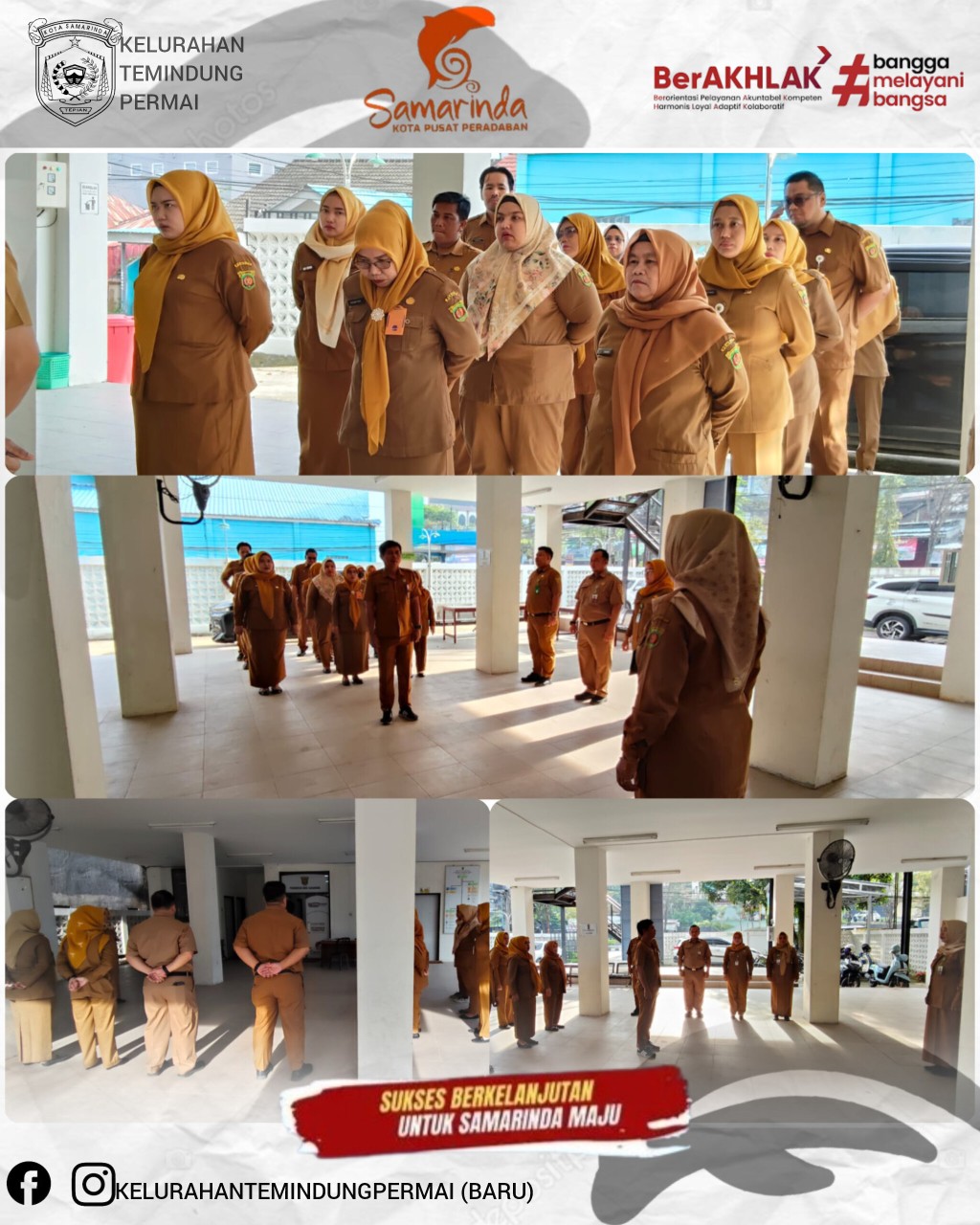 APEL PAGI (19/01) KELURAHAN TEMINDUNG PERMAI