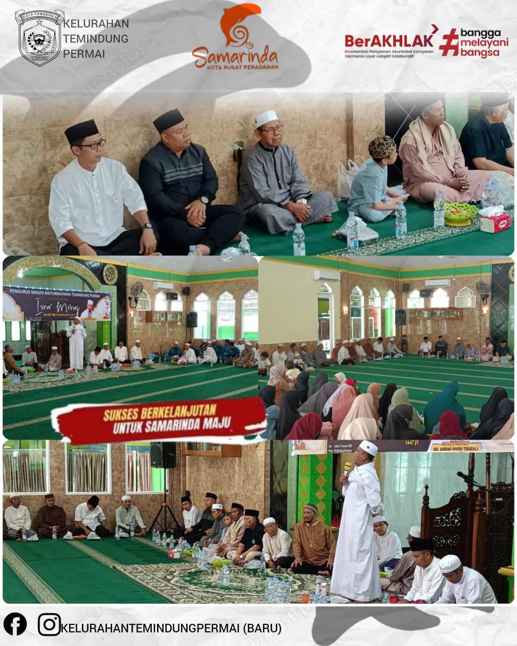 ISRA MI'RAJ MESJID BAITURRAHMAN TEMINDUNG PERMAI