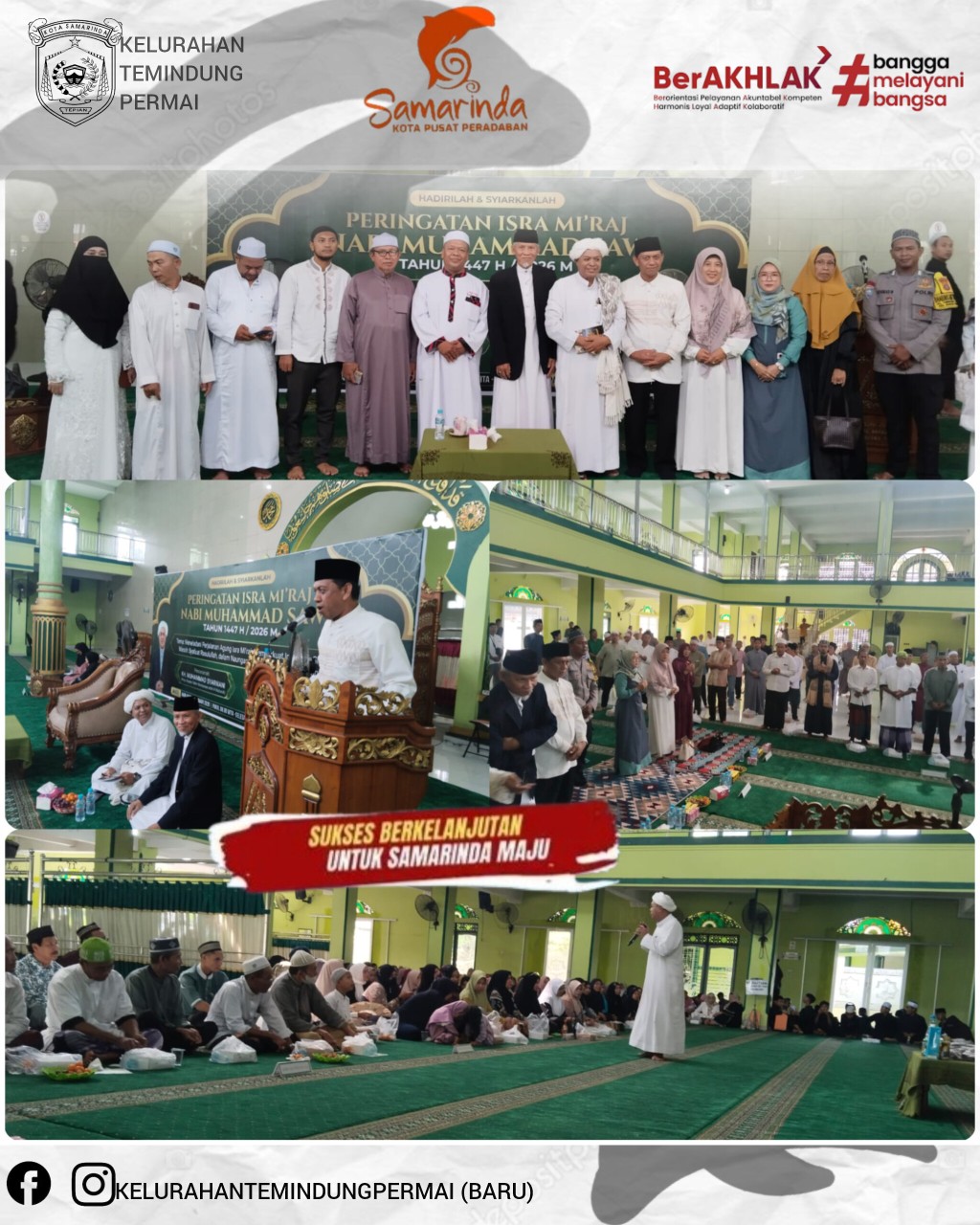 ISRA MI'RAJ MESJID JAMI' BABUL HAFAZHAH TEMINDUNG PERMAI