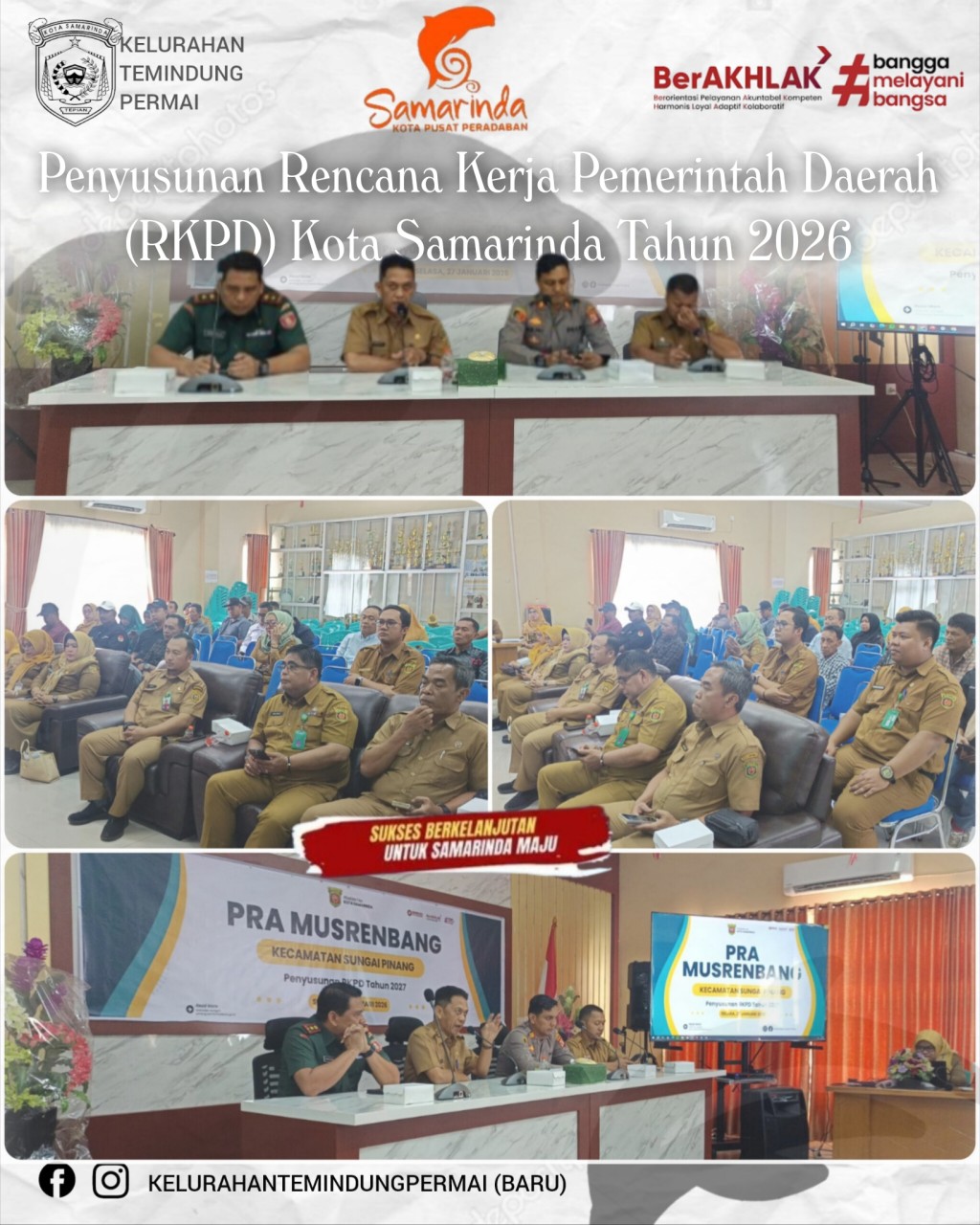 RAPAT MUSYAWARAH RENCANA PEMBANGUNAN (PRA-MUSREMBANG) KECAMATAN SUNGAI PINANG