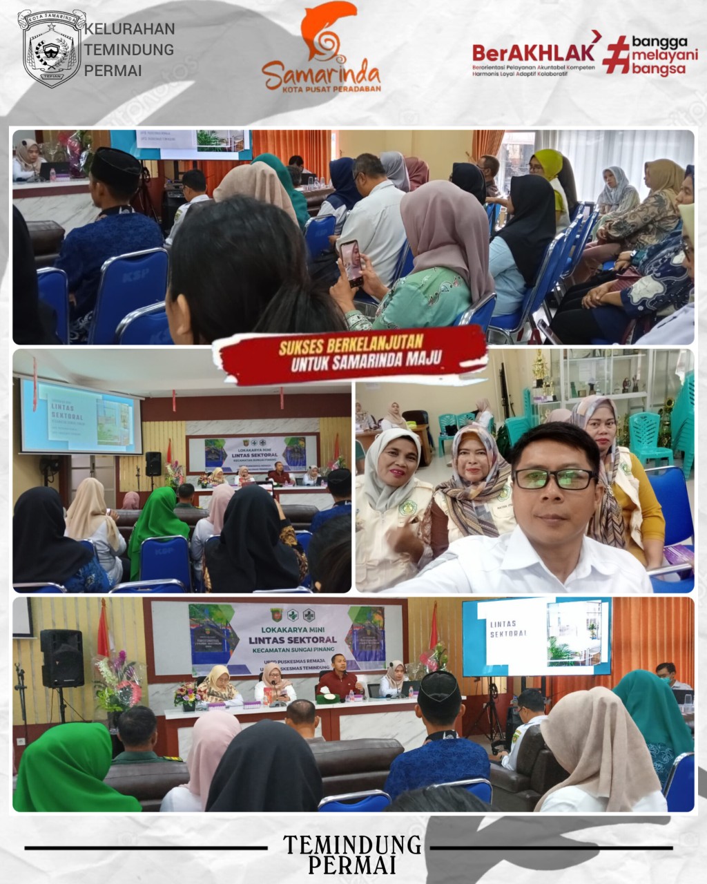 WUJUDKAN PELAYANAN KESEHATAN PRIMA, KECAMATAN SUNGAI PINANG GELAR PERTEMUAN LINTAS SEKTOR