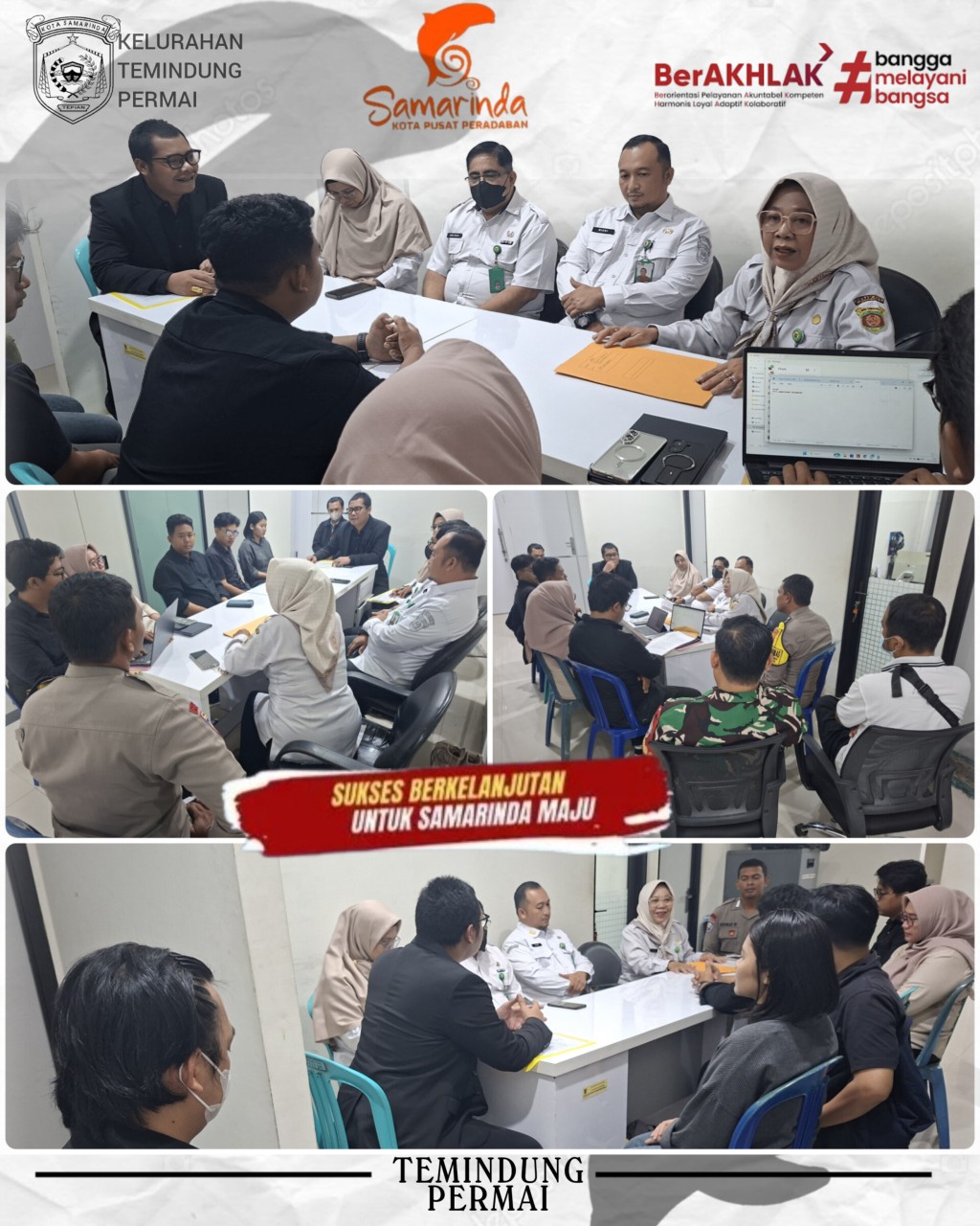 MEDIASI WARGA RT.032 MELALUI POSBANKUM KELURAHAN TEMINDUNG PERMAI