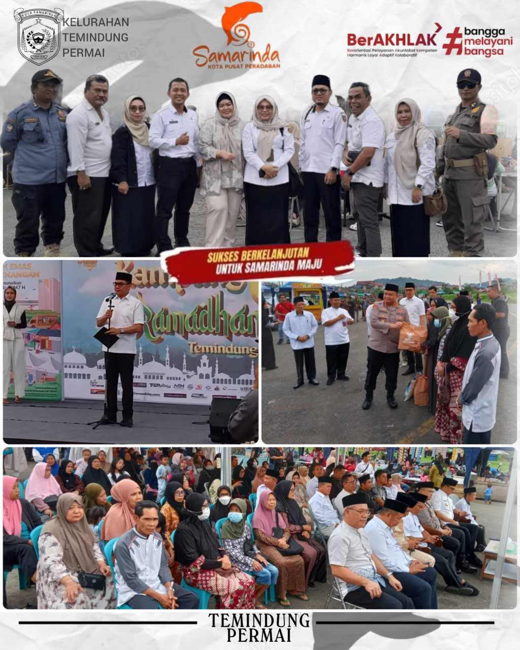 BAZNAS Kota Samarinda Resmi Buka Drive Thru Zakat dan Kampung Ramadan, Wali Kota Andi Harun Serahkan Sembako kepada Mustahik