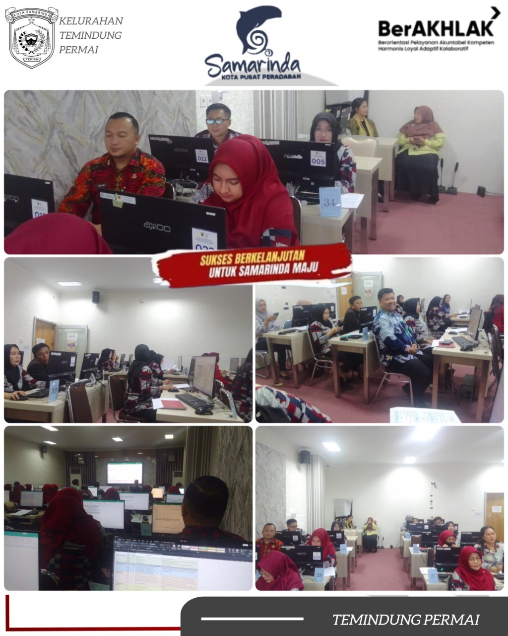 BIMTA Klasikal Tingkatkan Kompetensi PNS Kelurahan Temindung Permai di BKPSDM Samarinda