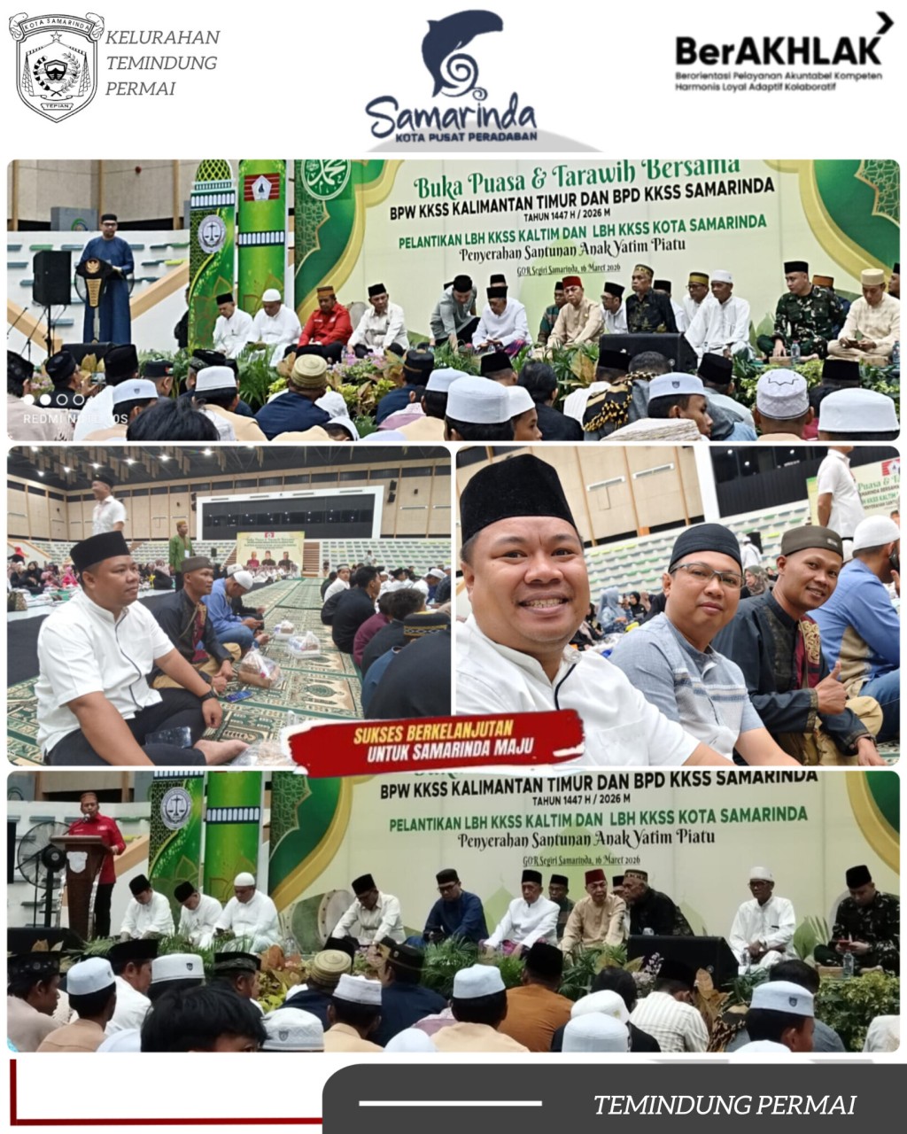 Silaturahmi Ramadan KKSS di GOR Segiri, Wali Kota Samarinda Tekankan Nilai Pangedereng