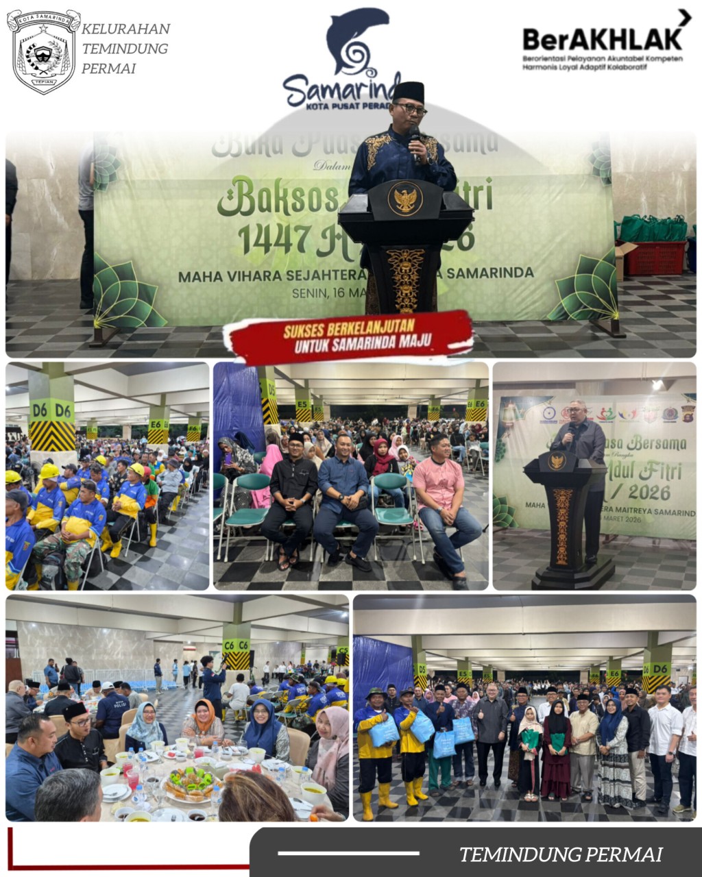 Wakil Wali Kota Samarinda Apresiasi Kegiatan Buka Bersama Anak Yatim, Marbot, dan Petugas Kebersihan