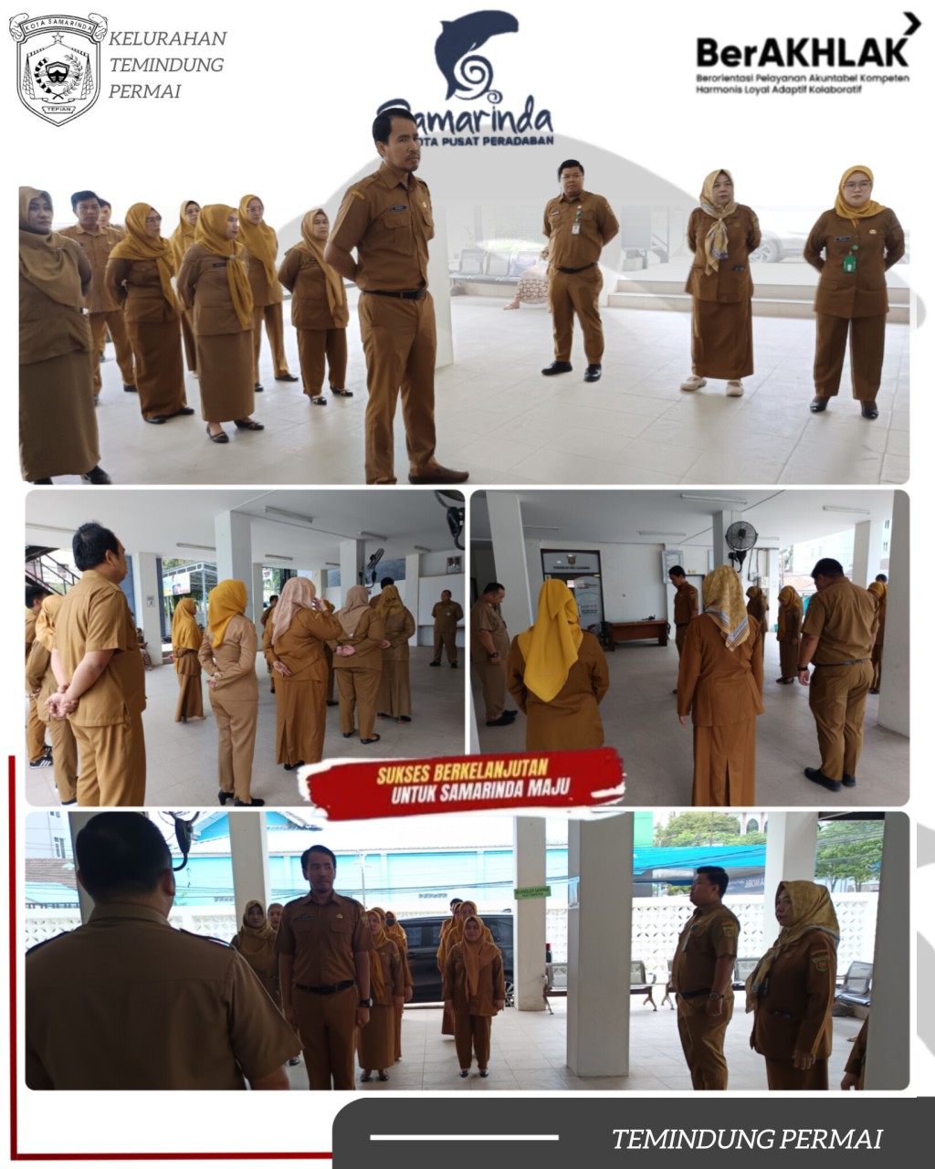 Apel Kelurahan Temindung Permai, Lurah Tekankan Kesiapan MTQ di Mugirejo