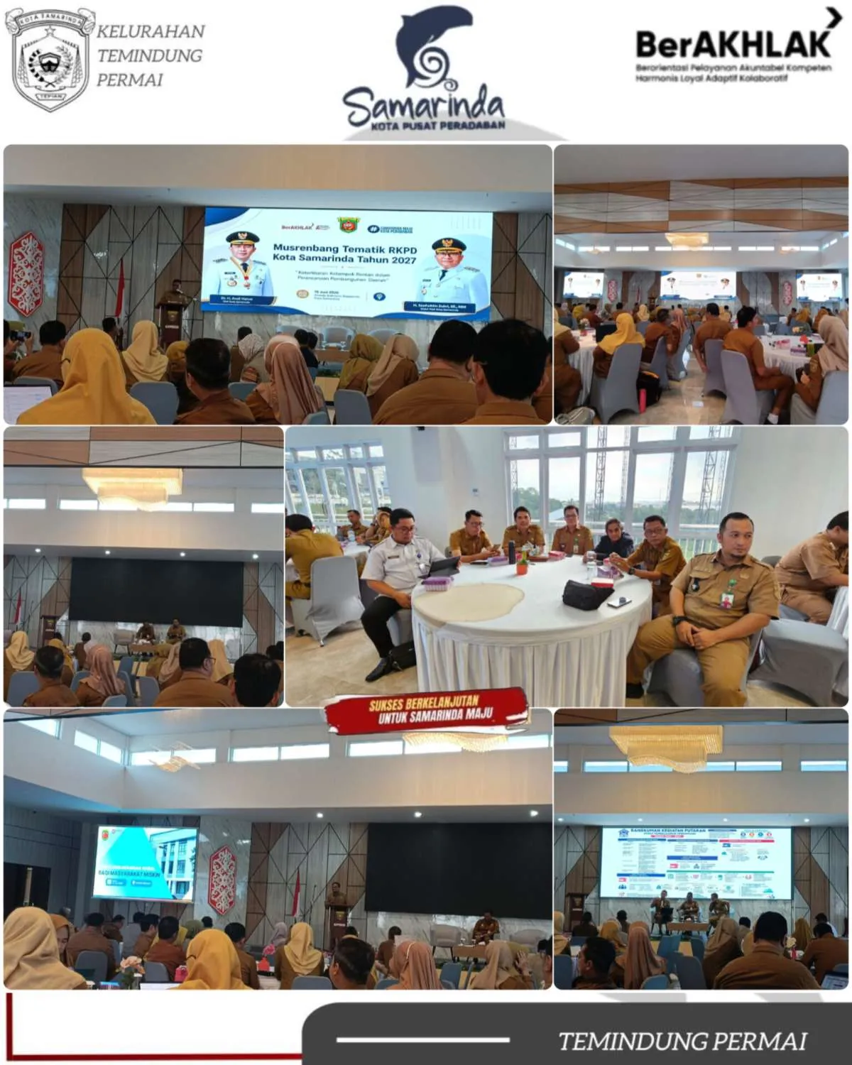 Lurah Temindung Permai Hadiri Musrenbang Tematik RKPD Kota Samarinda 2026