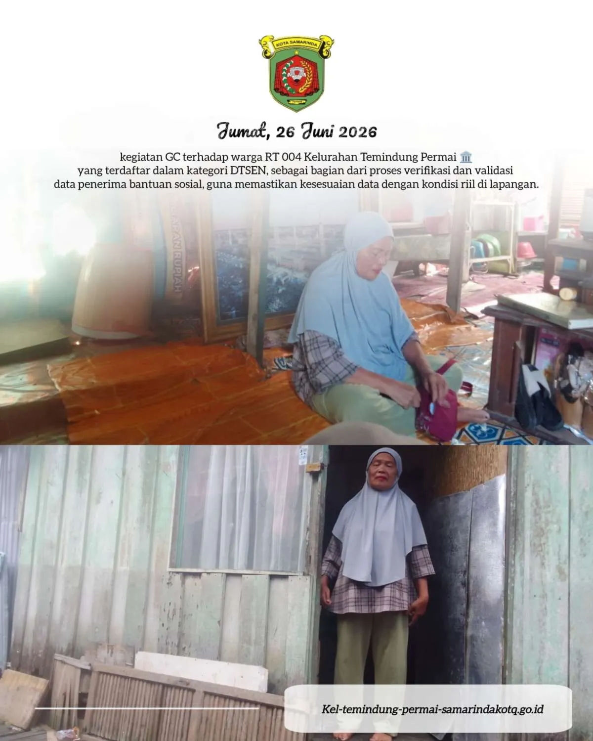 Verifikasi Lapangan DTSEN Penerima Bansos