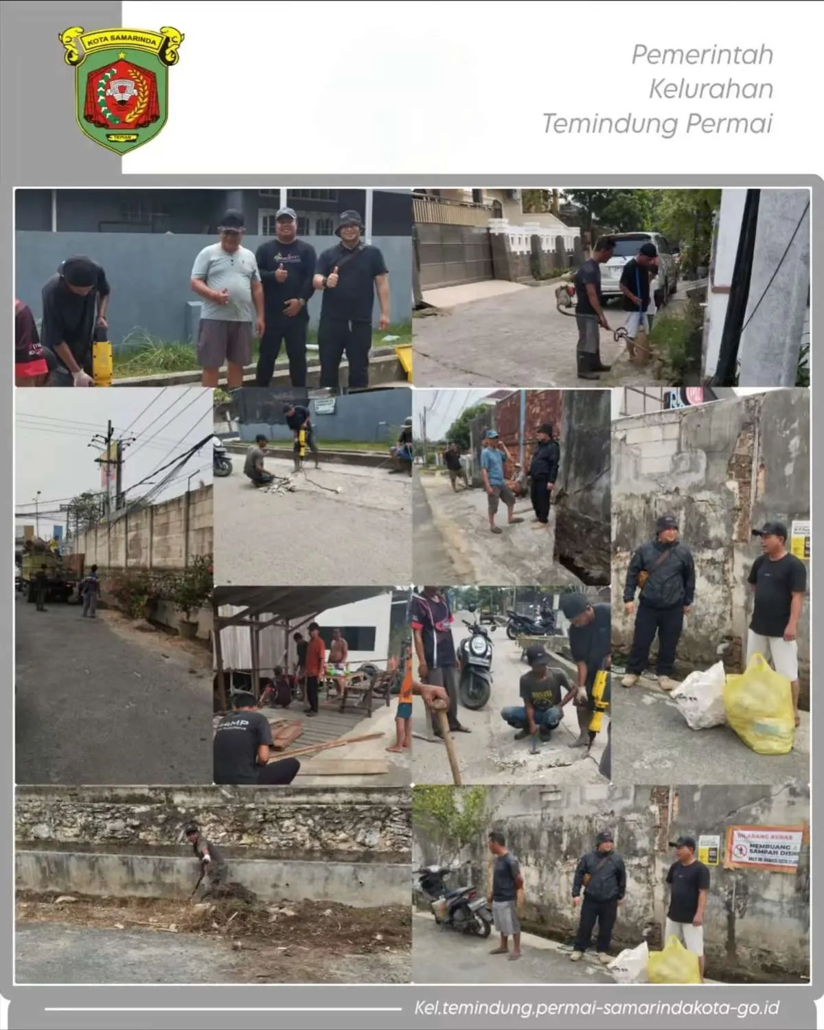 Semangat Gotong Royong, Wujud Kebersamaan Warga Temindung Permai 🤝🌿
