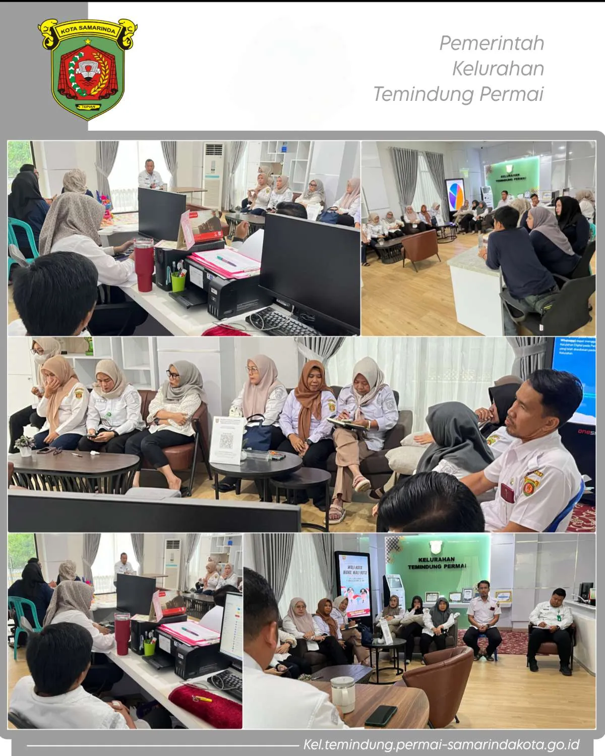 🤝 PERKUAT SINERGI, LURAH TEMINDUNG PERMAI MATANGKAN PERSIAPAN PROBEBAYA AWARD DAN ADIPURA SEKOLAH