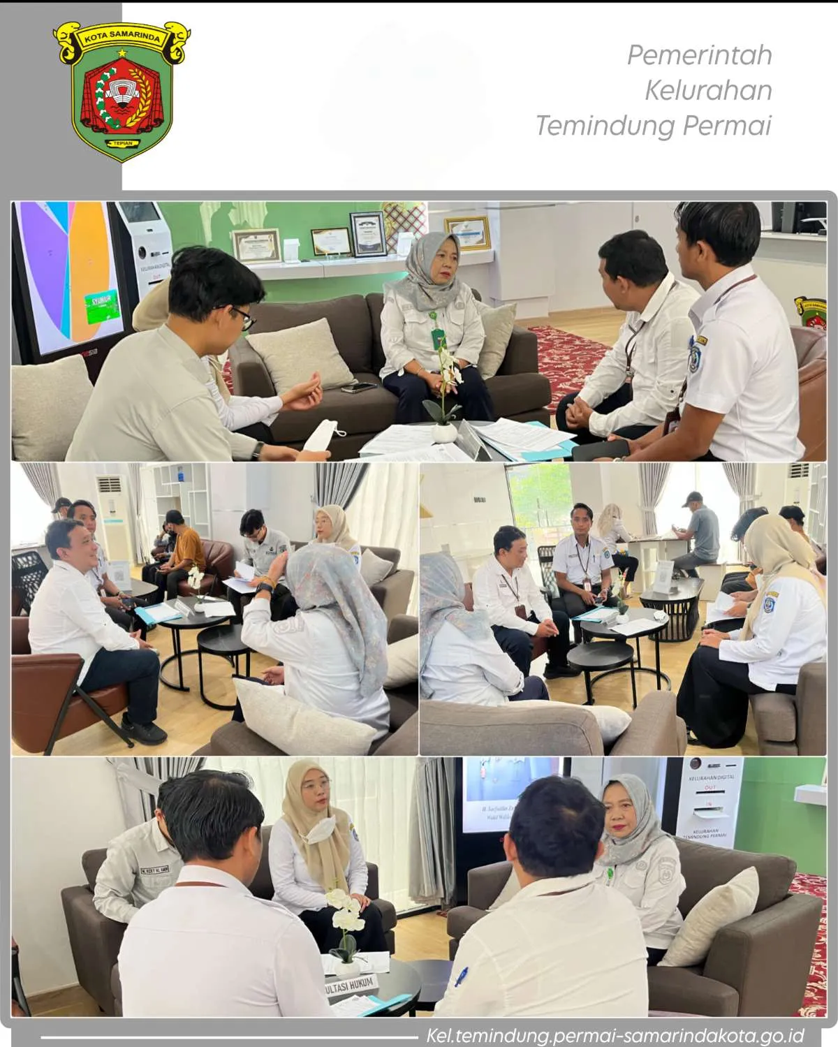 🤝 PERKUAT SINERGI ANTARPEMERINTAHAN, KELURAHAN TEMINDUNG PERMAI SAMBUT KUNJUNGAN BAPPENDA KOTA BONTANG