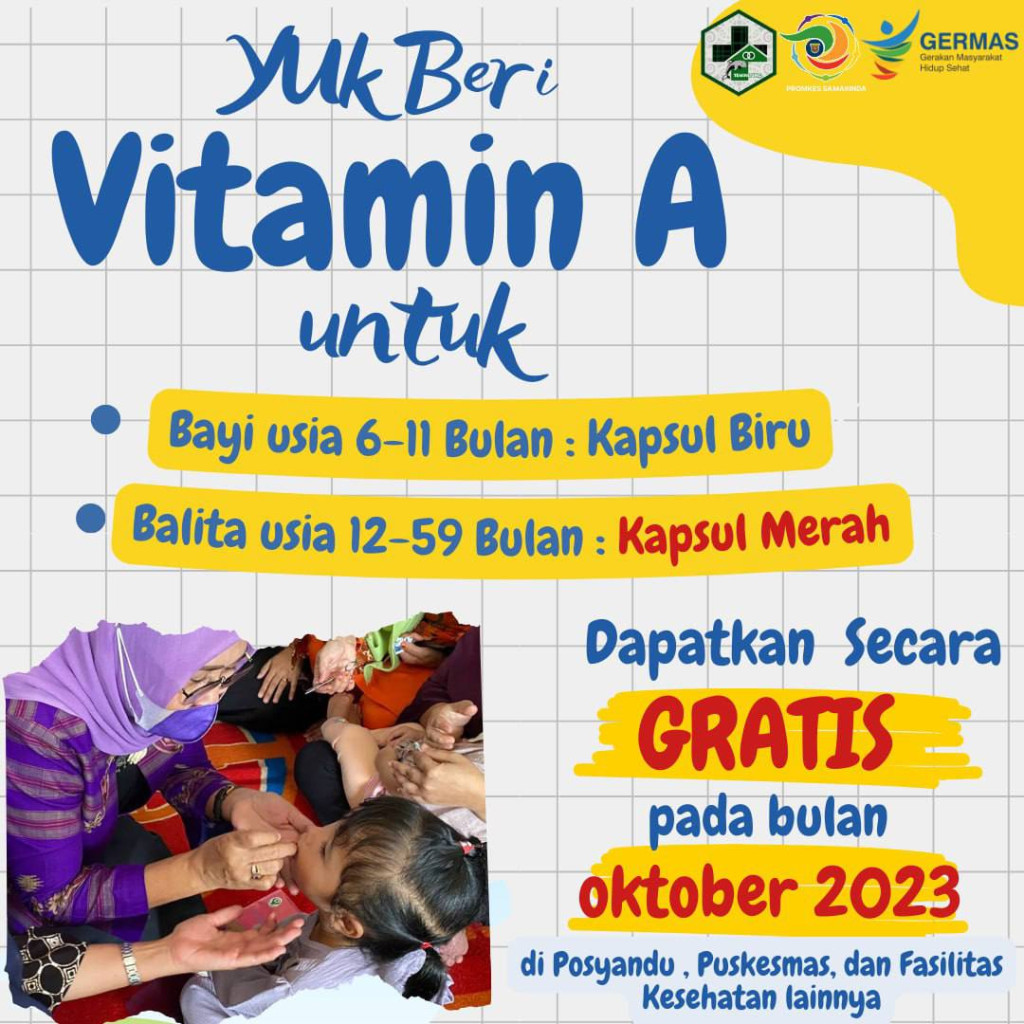 PEMBERIAN VITAMIN A BULAN OKTOBER TAHUN 2023