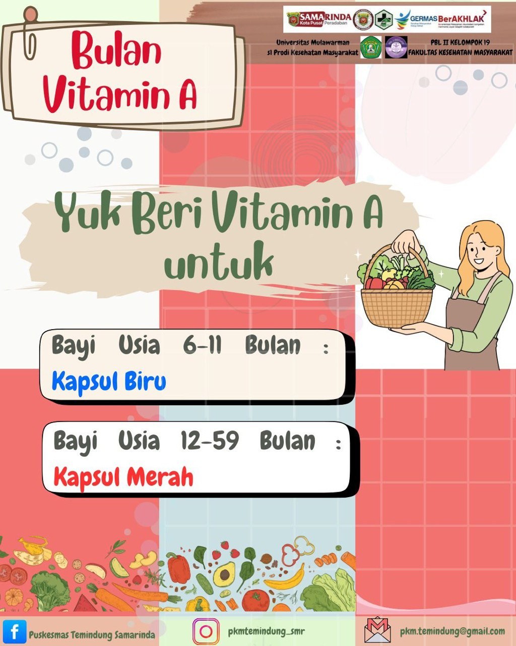 MARI DATANG KE PUSKESMAS & POSYANDU TERDEKAT ANDA UNTUK MEMBERIKAN ANAK ANDA VITAMIN A !!!