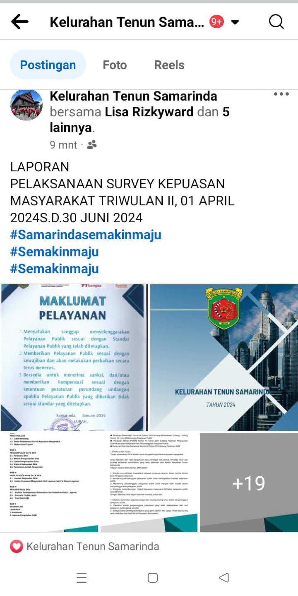 LAPORAN PELAKSANAAN SURVEY KEPUASAN MASYARAKAT