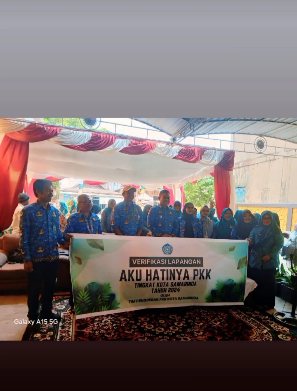 Penilaian lomba hatinya PKK kel. Tenun Samarinda Seberang