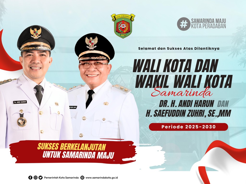 Pelantikan Wali Kota dan Wakil Wali kota Samarinda Periode  2025-2030