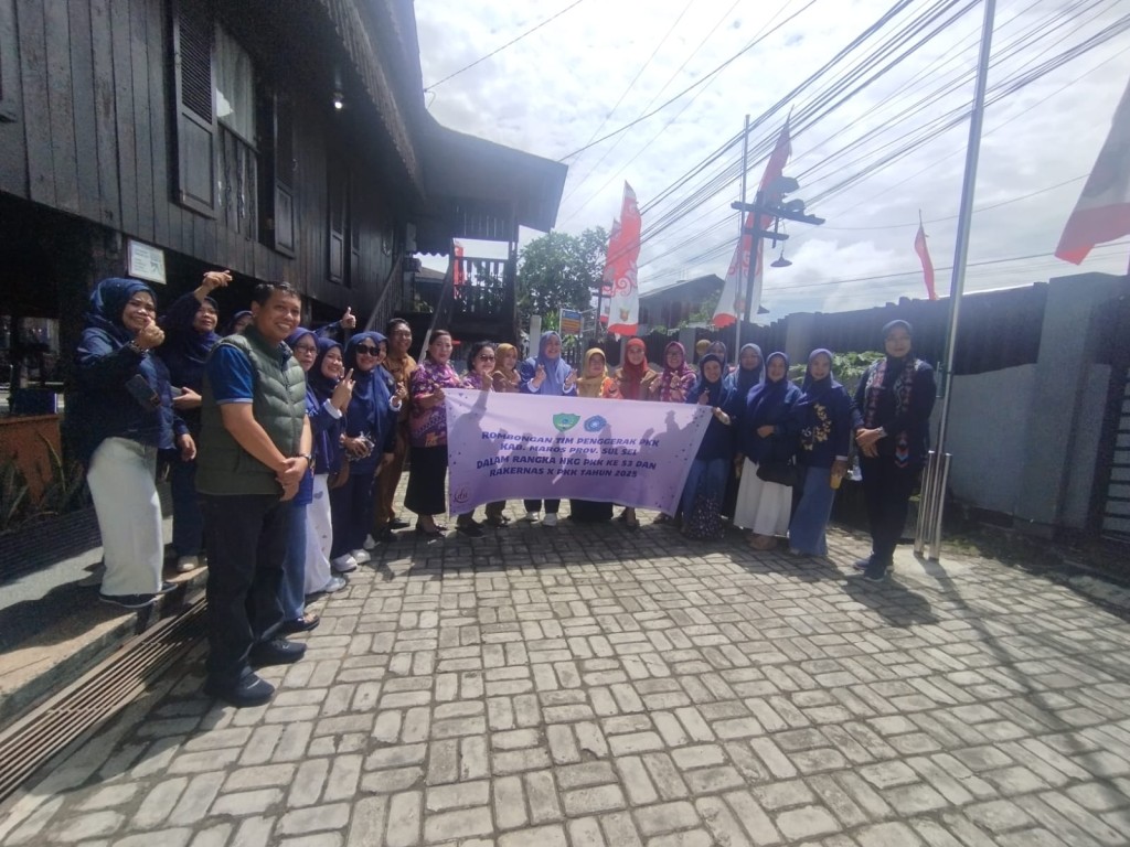 Kunjungan TP PKK Kab. Maros